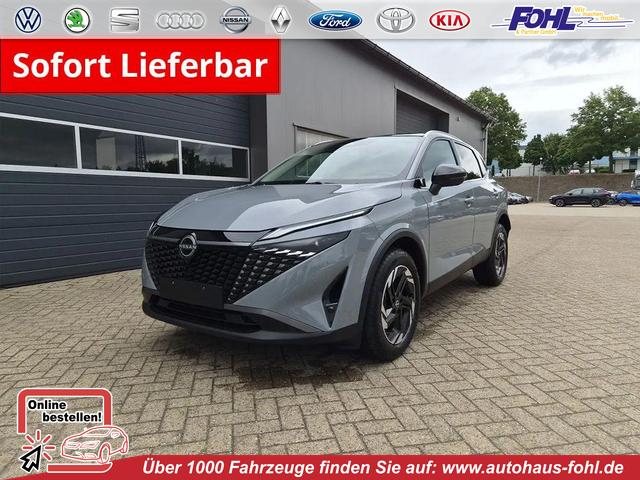 Nissan Qashqai - 1.3 DIG-T MHEV 158 PS X-Tronic N-Connecta Teil-Leder PanoGlasdach Klimaautomatik Sitzheizung Lenkradheizung Navi ACC PDC v+h 360&deg;Kamera DAB Bluetooth Touchscreen Apple CarPlay Android Auto 18"LM