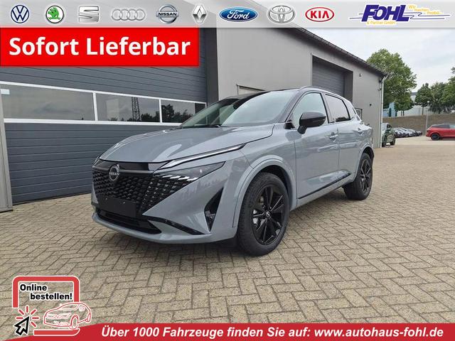 Nissan Qashqai - 1.3 DIG-T MHEV 158 PS X-Tronic N-Design Head-Up Display Teil-Leder Klimaautomatik Sitzheizung Lenkradheizung Navi elektr. Heckklappe ACC PDC v+h 360&deg;Kamera DAB Bluetooth Touchscreen Apple CarPlay Android Auto 19"Zoll