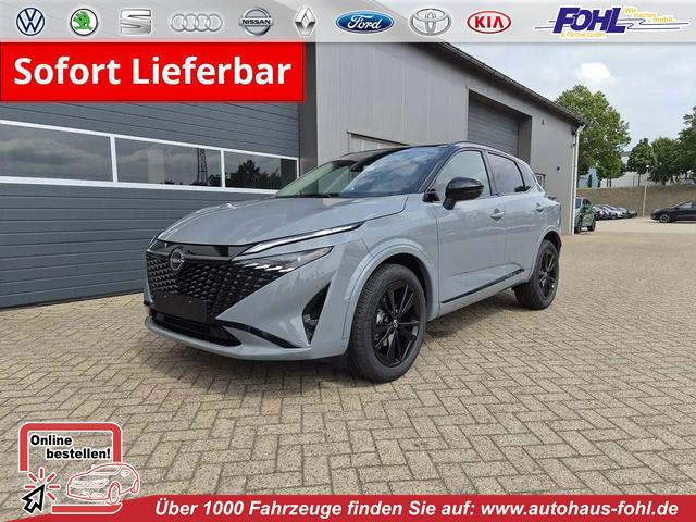 Nissan Qashqai - 1.3 DIG-T MHEV 158 PS X-Tronic N-Design PanoDach Teil-Leder Klimaautomatik Sitzheizung Lenkradheizung Navi ACC PDC v+h 360&deg;Kamera DAB Bluetooth Touchscreen Apple CarPlay Android Auto 19"Zoll