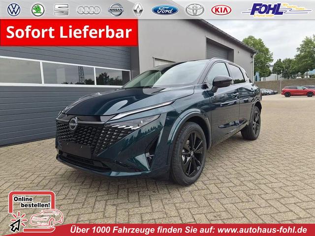 Nissan Qashqai - 1.3 DIG-T MHEV 158 PS X-Tronic N-Design Head-Up Display Teil-Leder Klimaautomatik Sitzheizung Lenkradheizung Navi elektr. Heckklappe ACC PDC v+h 360&deg;Kamera DAB Bluetooth Touchscreen Apple CarPlay Android Auto 19"Zoll