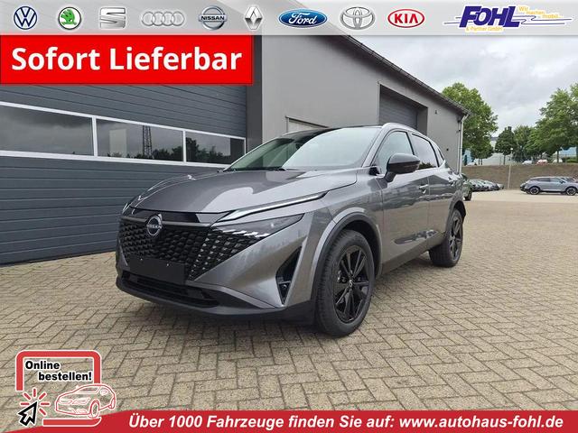 Nissan Qashqai - 1.3 DIG-T MHEV 158 PS X-Tronic Tekna Voll-Leder Klimaautomatik PanoGlasdach Sitzheizung Lenkradheizung Navi Head-Up Display elektr. Heckklappe ACC PDC v+h 360&deg;Kamera DAB Bluetooth Touchscreen Apple CarPlay Android Auto 19"LM