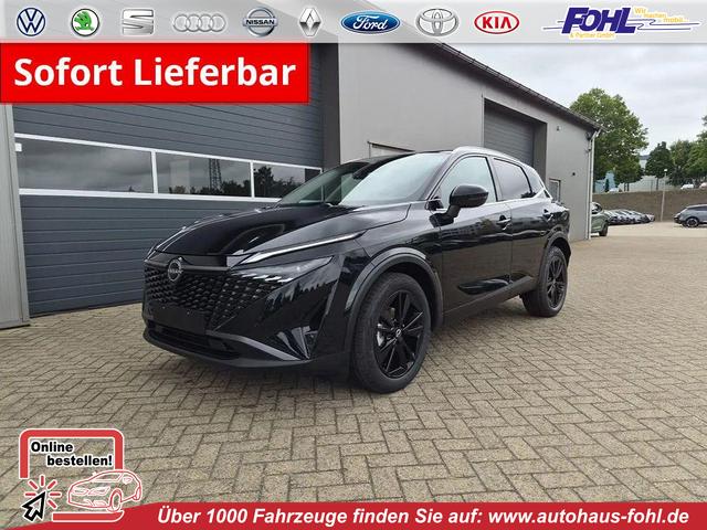Nissan Qashqai - 1.3 DIG-T MHEV 158 PS X-Tronic Tekna Voll-Leder Klimaautomatik PanoGlasdach Sitzheizung Lenkradheizung Navi Head-Up Display elektr. Heckklappe ACC PDC v+h 360&deg;Kamera DAB Bluetooth Touchscreen Apple CarPlay Android Auto 19"LM