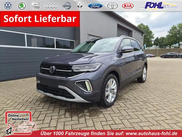 Volkswagen T-Cross - 1.0 TSI 116PS DSG Life AHK (abnehmbar) IQ.LIGHT-LED-Matrix Sitzheizung R&uuml;ckf.Kamera Klimaautomatik Abstandstempomat Apple CarPlay Android Auto