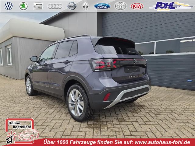 Volkswagen T-Cross - 1.0 TSI 116PS DSG Life AHK (abnehmbar) IQ.LIGHT-LED-Matrix Sitzheizung R&uuml;ckf.Kamera Klimaautomatik Abstandstempomat Apple CarPlay Android Auto