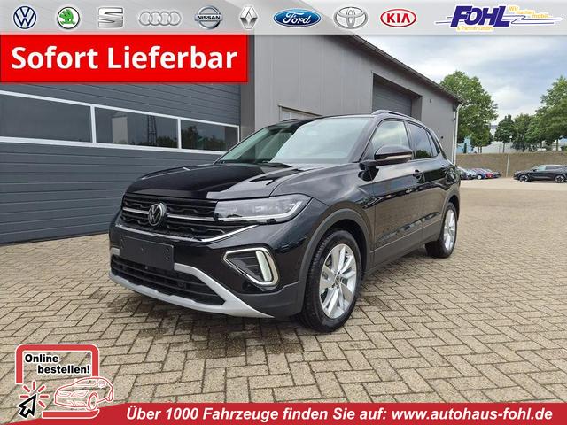 Volkswagen T-Cross - 1.0 TSI 116PS DSG Life AHK (abnehmbar) IQ.LIGHT-LED-Matrix Sitzheizung R&uuml;ckf.Kamera Klimaautomatik Abstandstempomat Apple CarPlay Android Auto