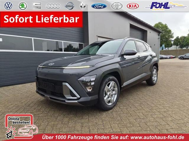 Hyundai KONA - Trend 1.6 T-GDI 150PS Automatik Voll-LED-Scheinw. Sitzheizung Lenkradheizung ACC Klimaautomatik Navi Touchscreen DAB+ Apple CarPlay + Android Auto PDC v+h R&uuml;ckf.Kamera 2xKeyless 17-LM