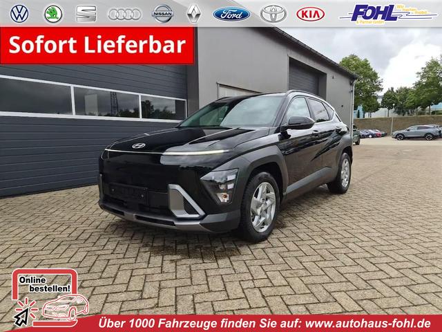 Hyundai KONA - Trend 1.6 T-GDI 150PS Automatik Voll-LED-Scheinw. Sitzheizung Lenkradheizung ACC Klimaautomatik Navi Touchscreen DAB+ Apple CarPlay + Android Auto PDC v+h R&uuml;ckf.Kamera 2xKeyless 17-LM