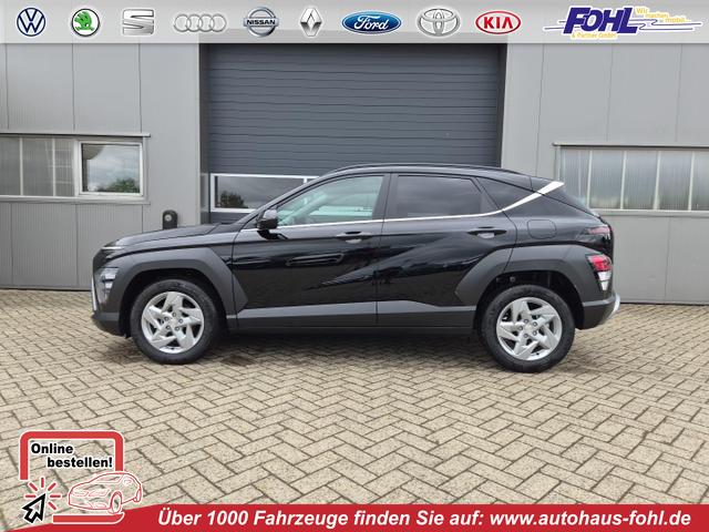 Hyundai KONA - Trend 1.6 T-GDI 150PS Automatik Voll-LED-Scheinw. Sitzheizung Lenkradheizung ACC Klimaautomatik Navi Touchscreen DAB+ Apple CarPlay + Android Auto PDC v+h R&uuml;ckf.Kamera 2xKeyless 17-LM