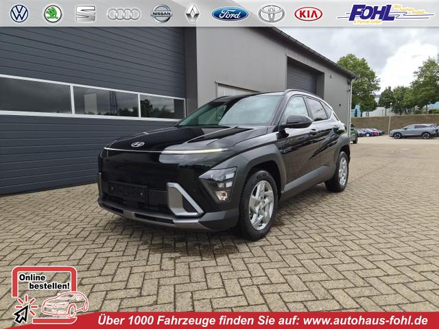 Hyundai KONA - Trend 1.6 T-GDI 150PS Automatik Voll-LED-Scheinw. Sitzheizung Lenkradheizung ACC Klimaautomatik Navi Touchscreen DAB+ Apple CarPlay + Android Auto PDC v+h R&uuml;ckf.Kamera 2xKeyless 17-LM