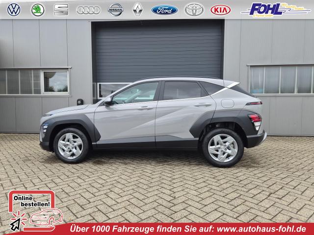 Hyundai KONA - Trend 1.6 T-GDI 150PS Automatik Voll-LED-Scheinw. Sitzheizung Lenkradheizung ACC Klimaautomatik Navi Touchscreen DAB+ Apple CarPlay + Android Auto PDC v+h R&uuml;ckf.Kamera 2xKeyless 17-LM
