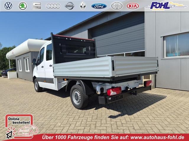 Mercedes-Benz Sprinter - 317 Pritsche Doppelkabine L2 2.0 CDi 170PS Automatik Heckantrieb 3,5t 6-Sitzer AHK Klimaautomatik Bluetooth DAB Apple CarPlay Android Auto R&uuml;ckf.Kamera Tempomat Ganzj.Reifen