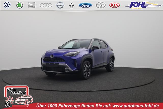 Toyota Yaris - Cross 1.5-l 130PS HEV Automatik Style Matrix-LED 4xKamera elektr. Heckklappe Sitzheizung Lenkradheizung Klimaautomatik Navi Bluetooth wireless Apple CarPlay + Android Auto ACC PDC v+h 18"LM
