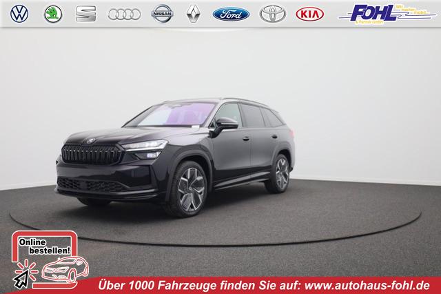 Skoda Kodiaq - Sportline 1.5 TSI 204PS PHEV DSG Sitzheizung v+h Frontscheibe beheizb. 20"LM schwenkb. AHK elektr. PanoDach Alcantara PDC R&uuml;ckf.Kamera Klimaautomatik Lenkradheizung Navi Apple CarPlay Android Auto 2xKeyless vollelektr. Reichweite 116KM