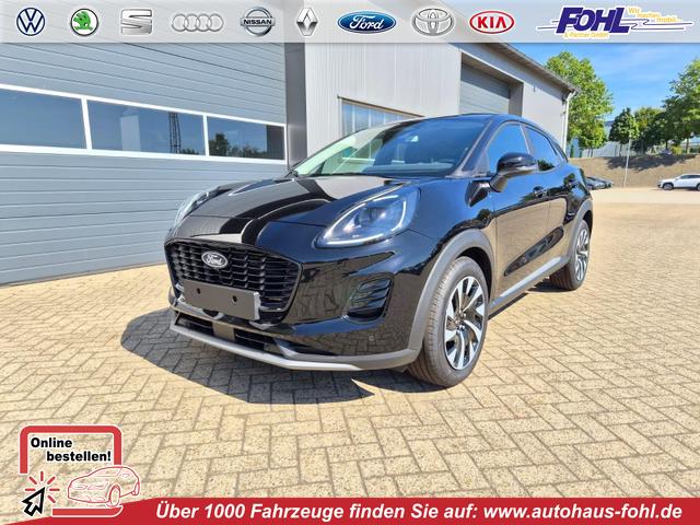 Ford Puma - Titanium 1.0 EcoBoost Hybrid 125PS Automatik Klimaautomatik Sitzheizung Lenkradheizung Frontscheibe beheizb. LED-Scheinwerfer SYNC4 Bluetooth Apple CarPlay Android Auto PDC v+h