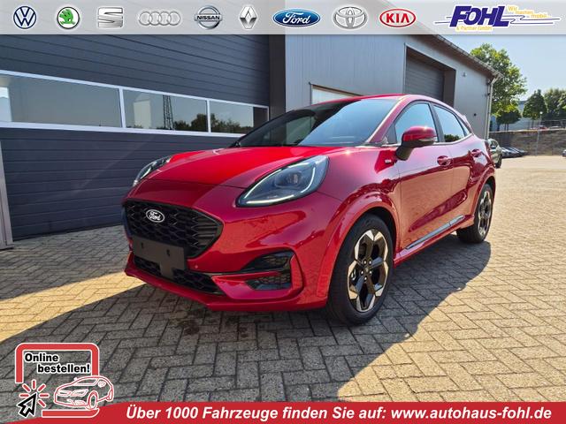 Ford Puma - ST-Line X 1.0 EcoBoost Hybrid 125PS Automatik Premium Leder (Sensico) B+O-Sound elektr. Heckklappe Klimaautomatik Sitzheizung Lenkradheizung Frontscheibe beheizb. Ford-Navi SYNC4 Bluetooth Apple CarPlay Android Auto PDC v+h 18-LM