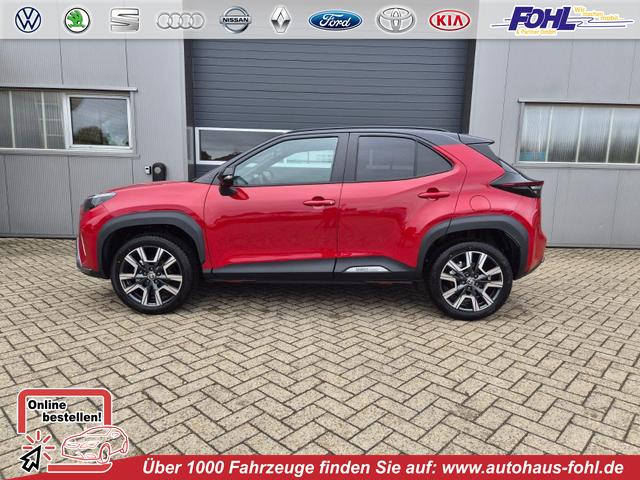 Toyota Yaris - Cross 1.5-l 130PS HEV Automatik Style Matrix-LED 4xKamera elektr. Heckklappe Sitzheizung Lenkradheizung Klimaautomatik Navi Bluetooth wireless Apple CarPlay + Android Auto ACC PDC v+h 18"LM