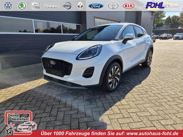 Ford Puma - Titanium 1.0 EcoBoost Hybrid 125PS Automatik R&uuml;ckf.Kamera Klimaautomatik Sitzheizung Lenkradheizung Frontscheibe beheizb. LED-Scheinwerfer SYNC4 Bluetooth Apple CarPlay Android Auto PDC v+h