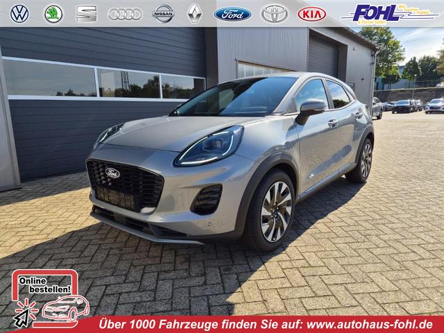 Ford Puma - Titanium 1.0 EcoBoost Hybrid 125PS Automatik R&uuml;ckf.Kamera Klimaautomatik Sitzheizung Lenkradheizung Frontscheibe beheizb. LED-Scheinwerfer SYNC4 Bluetooth Apple CarPlay Android Auto PDC v+h
