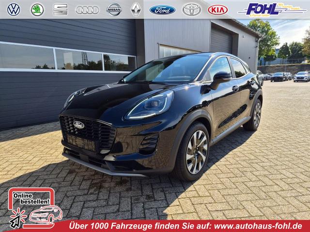 Ford Puma - Titanium 1.0 EcoBoost Hybrid 125PS Automatik R&uuml;ckf.Kamera Klimaautomatik Sitzheizung Lenkradheizung Frontscheibe beheizb. LED-Scheinwerfer SYNC4 Bluetooth Apple CarPlay Android Auto PDC v+h