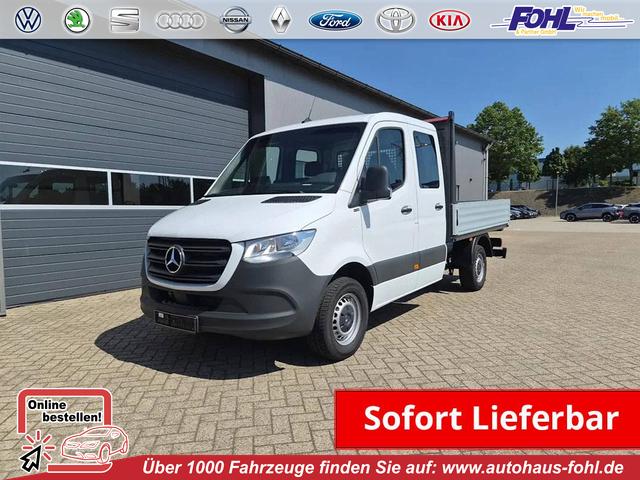 Mercedes-Benz Sprinter - 317 Pritsche Doppelkabine L2 2.0 CDi 170PS Automatik Heckantrieb 3,5t 6-Sitzer AHK Klimaautomatik Bluetooth DAB Apple CarPlay Android Auto R&uuml;ckf.Kamera Tempomat Ganzj.Reifen