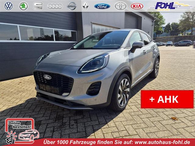 Ford Puma - Titanium 1.0 Hybrid 125PS Autom. abnehm. AHK ACC 4xKamera Klimaautomatik Sitzheizung Lenkradheizung Frontscheibe beheizb. LED-Scheinwerfer SYNC4 Bluetooth Apple CarPlay Android Auto PDC v+h