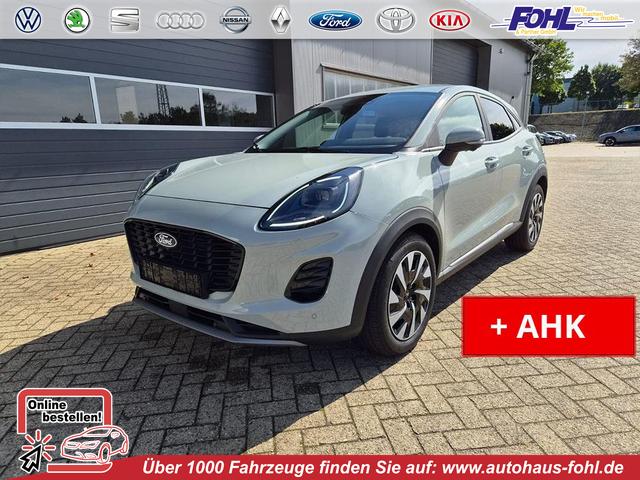 Ford Puma - Titanium 1.0 Hybrid 125PS Autom. abnehm. AHK ACC 4xKamera Klimaautomatik Sitzheizung Lenkradheizung Frontscheibe beheizb. LED-Scheinwerfer SYNC4 Bluetooth Apple CarPlay Android Auto PDC v+h