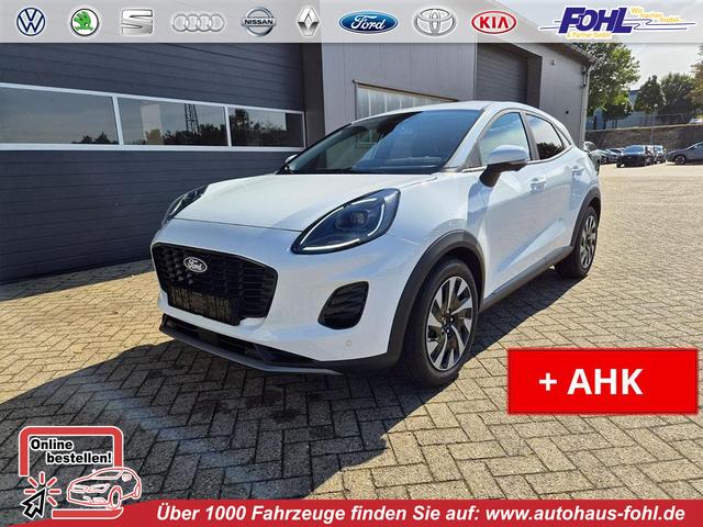 Ford Puma - Titanium 1.0 Hybrid 125PS Autom. abnehm. AHK ACC 4xKamera Klimaautomatik Sitzheizung Lenkradheizung Frontscheibe beheizb. LED-Scheinwerfer SYNC4 Bluetooth Apple CarPlay Android Auto PDC v+h