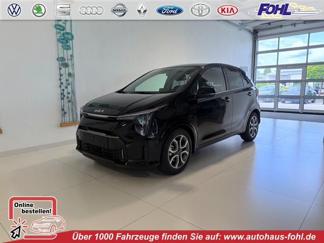 Kia Picanto - Gold 1,0 GDI AMT5 Automatik 50 kW (68 PS) Klimaanlage, Sitzheizung, Lenkradheizung, Navigationssystem, Radio, DAB, Android Auto, Apple CarPlay, Freisprecheinrichtung, Bluetooth, R&uuml;ckfahrkamera, 15 Zoll Leichtmetallfelgen, uvm.