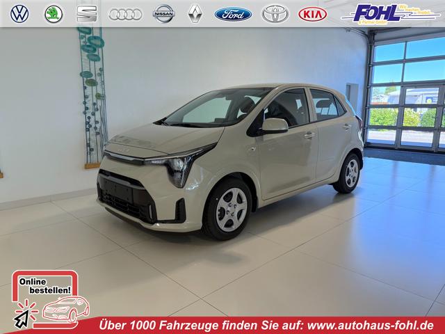 Kia Picanto - Silver 1,0 GDI M5 50 kW (68 PS) Klimaanlage, Navigationssystem, Bluetooth, Android Auto, Apple CarPlay, Radio, DAB, Freisprecheinrichtung, Tempomat, 14 Zoll Stahlfelgen, uvm.