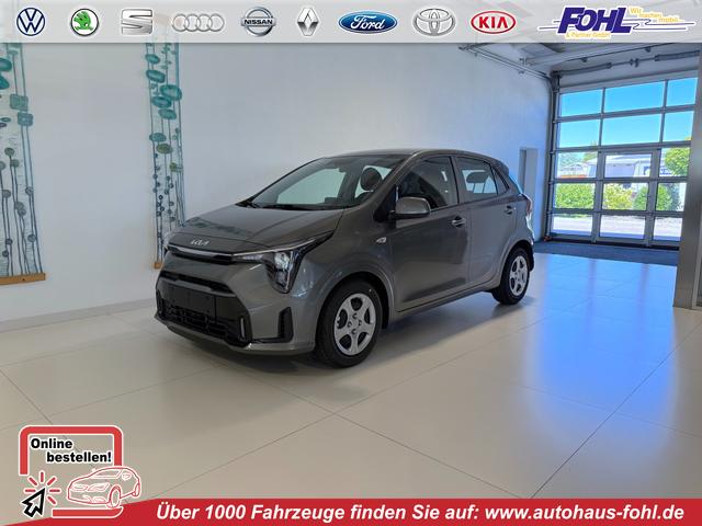 Kia Picanto - Silver 1,0 GDI M5 50 kW (68 PS) Klimaanlage, Navigationssystem, Bluetooth, Android Auto, Apple CarPlay, Radio, DAB, Freisprecheinrichtung, Tempomat, 14 Zoll Stahlfelgen, uvm.