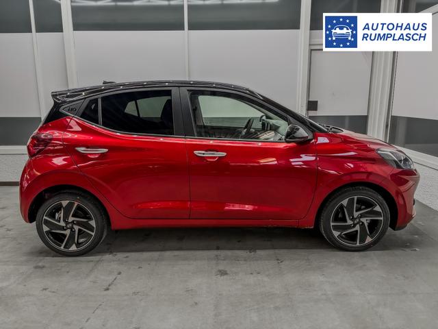 Hyundai i10 PREMIUM AUT SHZ SMART KEY KLIMAAUTOMATIK AMBIENTE ALU RFK PDC NAVI 