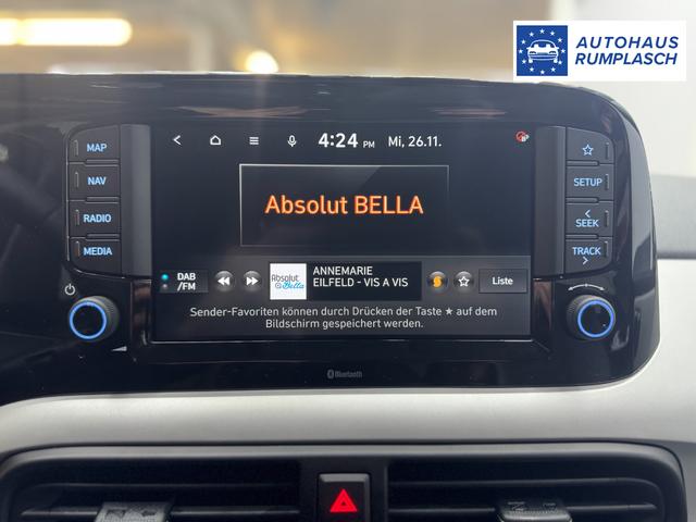 Hyundai i10 PREMIUM AUT SHZ KLIMAAUTOMATIK AMBIENTE ALU RFK PDC NAVI 