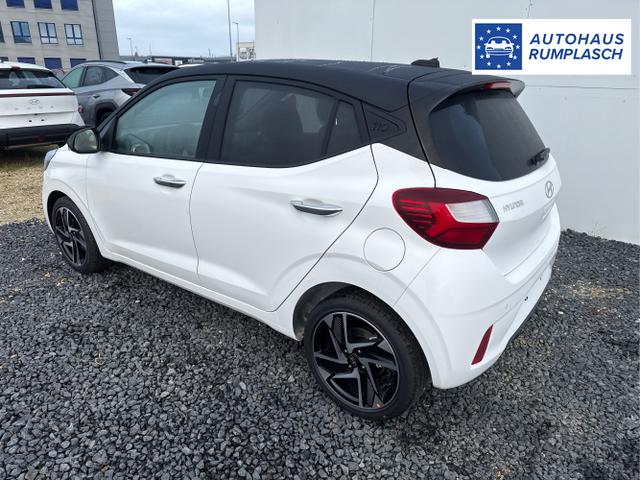 Hyundai / i10 / Wei&szlig; / / / AUT SHZ SMART KEY KLIMAAUTOMATIK AMBIENTE ALU RFK PDC NAVI 