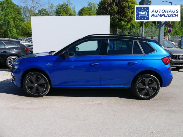 Skoda Kamiq Monte Carlo 1,5 TSI DSG *AHK-SCHWENKBAR*PDC-HINTEN*KAMERA*SHZ*KESSY*LENKRADHEIZUNG* 