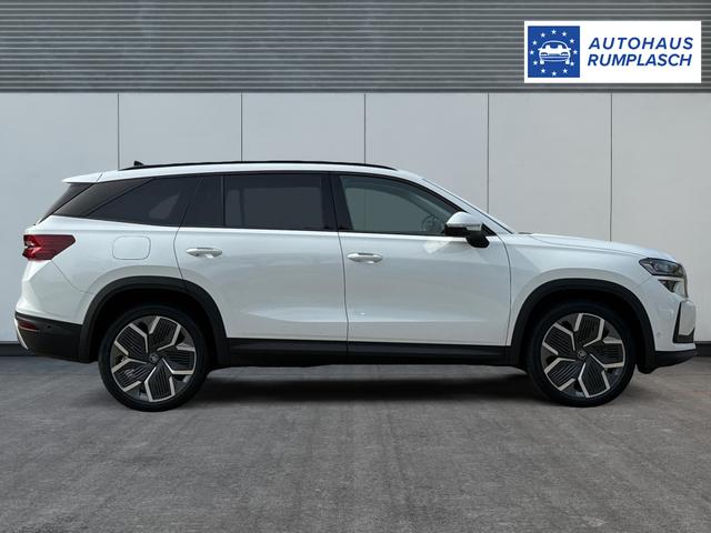 Skoda / Kodiaq / Wei&szlig; / / / LEDER+AHK+PANO+MATRIX+360 KAM+eHK+20 LM, Beispielbilder, ggf. teilweise mit Sonderausstattung