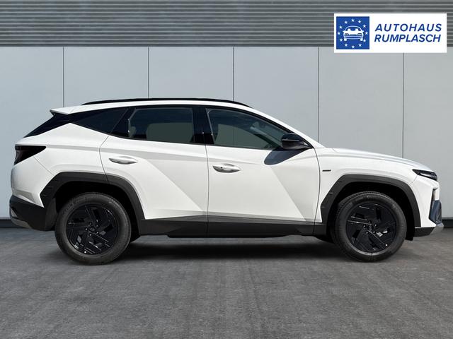 Hyundai / TUCSON / Wei&szlig; / / / Hybrid NAVI+KAMERA+SHZ+LED+TEMPOMAT+17 ALU+PDC, Beispielbilder, ggf. teilweise mit Sonderausstattung