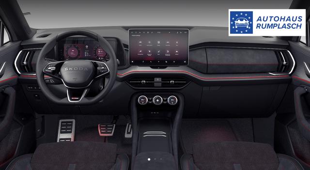 Skoda Kodiaq RS Angebot f. Menschen mit Behinderung 50%! 2.0 TSI 265PS DSG 4x4, Metallic/Stahl-Grau, 20"Alu, DCC, Beheizte Frontscheibe, Elektr. Heckklappe, Navi 13", CANTON, MATRIX-LED, HEAD-UP, Kessy, Alarm, Parksensoren, Panorama-Kamera, Sitzheizung vo/hi 