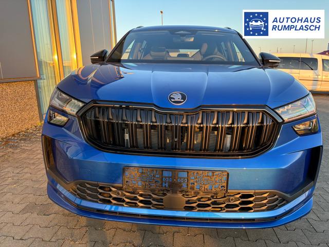 Skoda Kodiaq Sportline Angebot f. Menschen mit Behinderung 100%! 2.0 TDI 193PS 4x4 ALLRAD DSG, 19" Alu, NAVI 13", MATRIX-LED-Scheinwerfer, KESSY, Alarm, Parksensoren vorn/hinten, Rückfahrkamera, Tempomat, Elektr. Heckklappe + Fahrersitz, Sitzheizung, 3-Zonen-Climatroni 