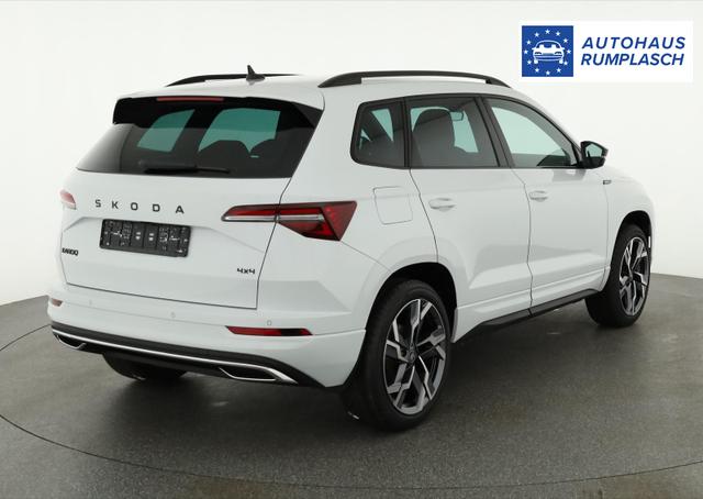 Skoda Karoq Sportline 4x4 2.0 TDI DSG Sportline, Matrix, Teilleder, Navi, Side, 5-J. Garantie 