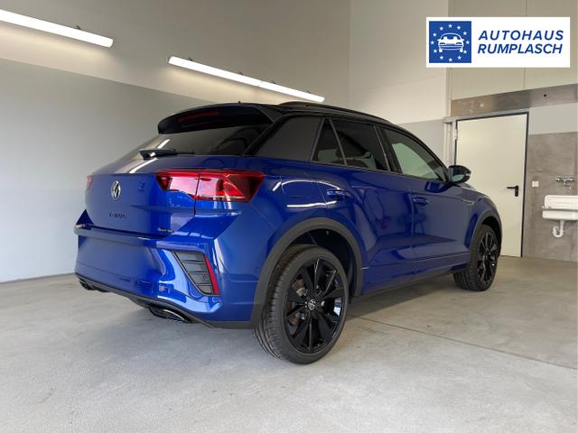 Volkswagen / T-Roc / Blau / / / 190PS 4M DSG Pano+AHK+Black+IQ.Light+IQ.Drive+eHeck+Kamera+Alu19