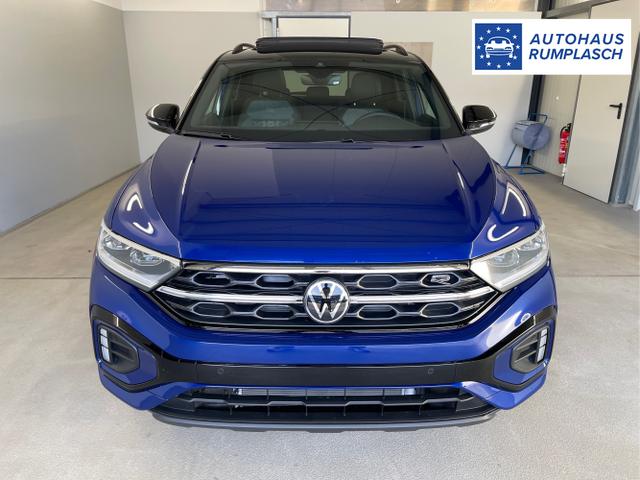 Volkswagen / T-Roc / Blau / / / 190PS 4M DSG Pano+AHK+Black+IQ.Light+IQ.Drive+eHeck+Kamera+Alu19