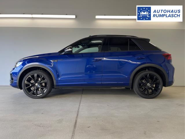 Volkswagen / T-Roc / Blau / / / 190PS 4M DSG Pano+AHK+Black+IQ.Light+IQ.Drive+eHeck+Kamera+Alu19