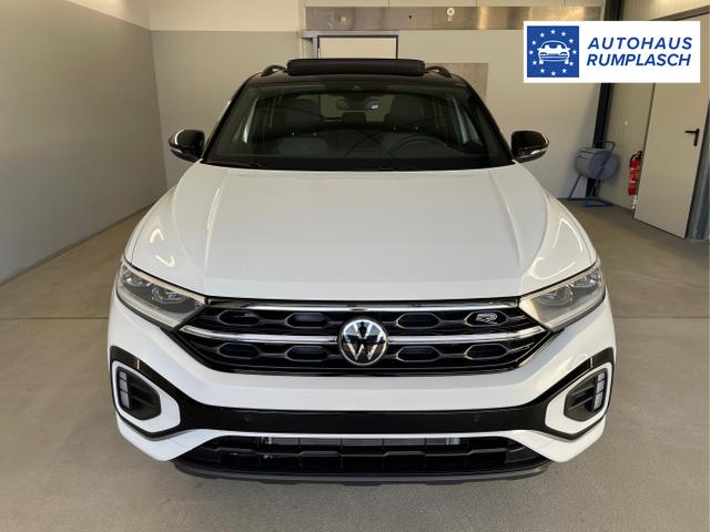 Volkswagen / T-Roc / Weiß / / / 190PS 4M DSG Pano+AHK+Black+IQ.Light+IQ.Drive+eHeck+Kamera+Alu19