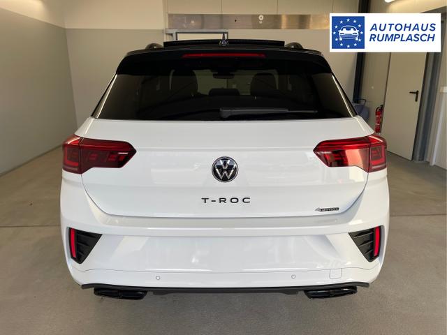 Volkswagen / T-Roc / Weiß / / / 190PS 4M DSG Pano+AHK+Black+IQ.Light+IQ.Drive+eHeck+Kamera+Alu19