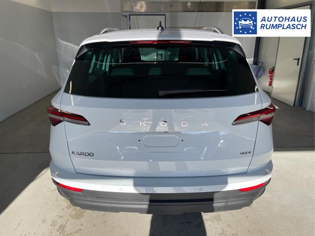 Skoda / Karoq / Weiß / / / 150PS TDI DSG 4x4 AHK+Navi+ACC+Kamera+Sitzheiz+eHeck+GV5