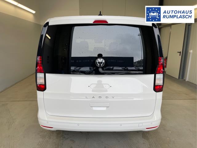 Volkswagen / Caddy / Weiß / / / 115PS AHK+Climatronic+App-Connect+Winter+GVL+PDC+Side u. Lane Assist