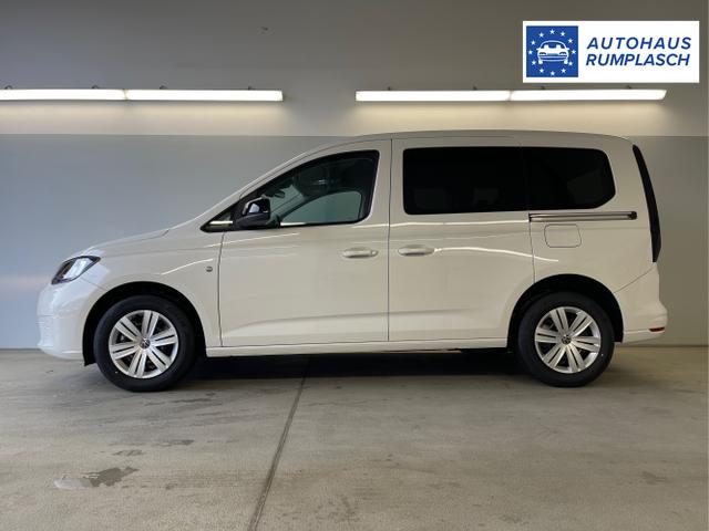 Volkswagen / Caddy / Weiß / / / 115PS AHK+Climatronic+App-Connect+Winter+GVL+PDC+Side u. Lane Assist