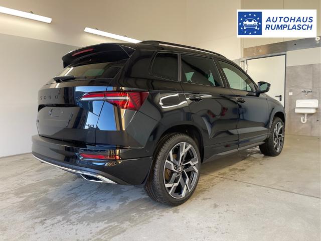 Skoda / Karoq / Schwarz / / / TSI 4x4 360°+19 Zoll+Navi+AHK