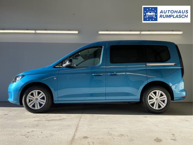 Volkswagen / Caddy / Blau / / / 115PS DSG AHK+Kamera+ACC+Parklenk+SHZ+Side Assist+App-Connect