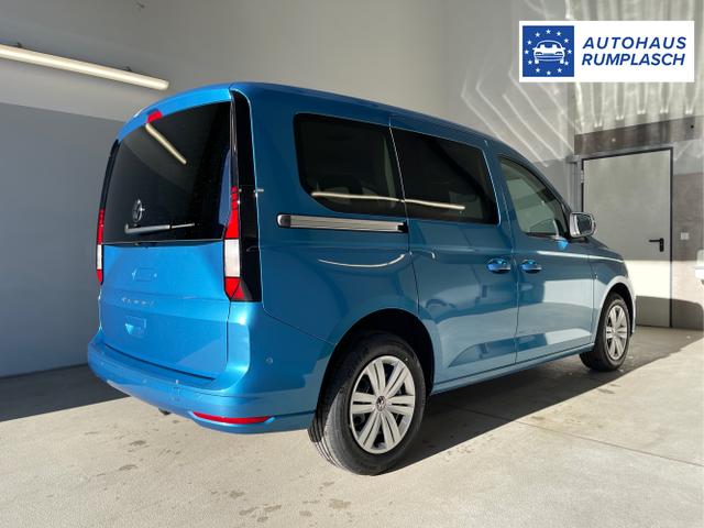 Volkswagen / Caddy / Blau / / / 115PS DSG AHK+Kamera+ACC+Parklenk+SHZ+Side Assist+App-Connect